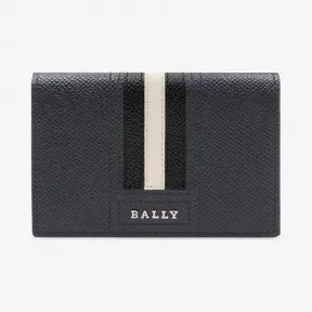 巴利/Bally 翡翠蓝牛皮卡片夹 6218027