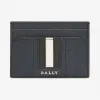 巴利/Bally 翡翠蓝牛皮卡片夹 6218033