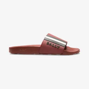巴利/Bally 深红色橡胶泳池凉拖 6219587