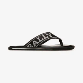 巴利/Bally 黑色合成织物人字拖 6221308