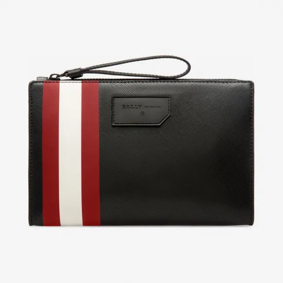 巴利/Bally 黑色合成面料手拿包 6224071