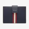 巴利/Bally 海蓝色小牛皮短款钱夹 6224681