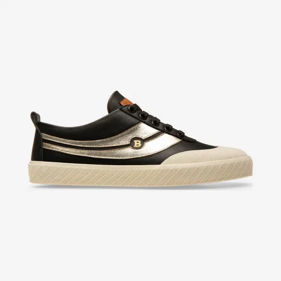 巴利/Bally 黑色光面小牛皮低帮运动鞋 6225477