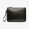 巴利/Bally 中号黑色小牛皮随身包 6225482
