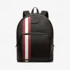 巴利/Bally 黑色防水帆布双肩背包 6226251