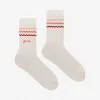 巴利/Bally 骨白色精细平纹针织袜 6227538