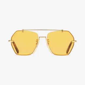 巴利/Bally 中性通用版闪亮 Endura 金拼橙色太阳镜 6227883