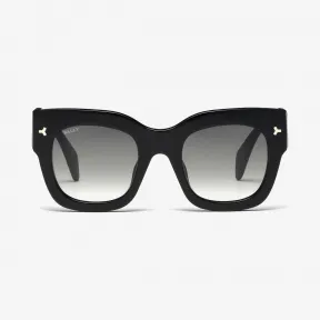 巴利/Bally 通用版亮黑色拼渐变烟灰色太阳镜 6227905