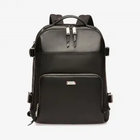 巴利/Bally 黑色涂层棉和小牛皮混纺双肩包 6227992