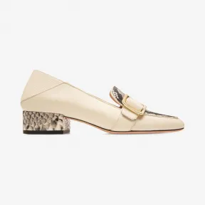 巴利/Bally 骨白色小牛皮 30 毫米浅口鞋 6228027