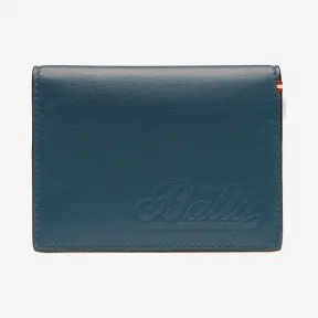 巴利/Bally 深蓝绿色小牛皮名片夹 6228804