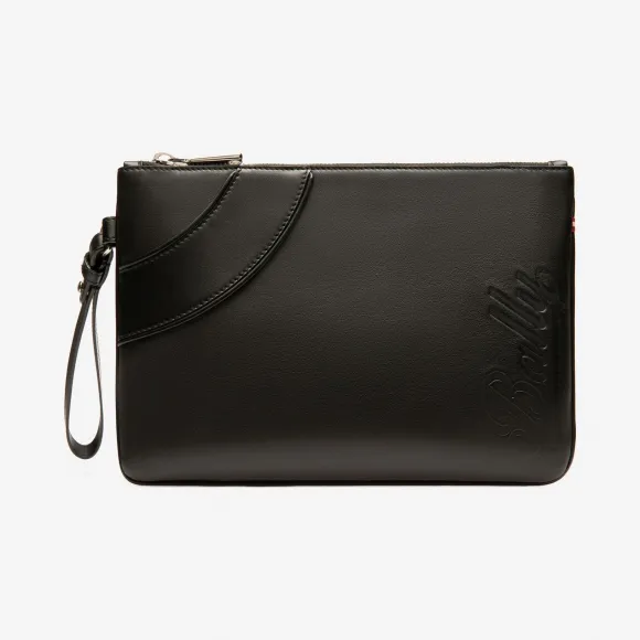 巴利/Bally 黑色小牛皮收纳包 6228947