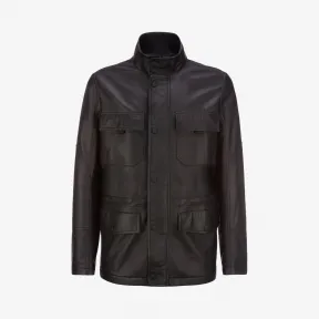 巴利/Bally 黑色纳帕羔羊皮夹克 6229288