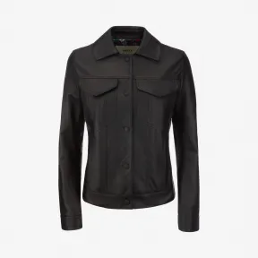 巴利/Bally 黑色纳帕羔羊皮夹克 6229326