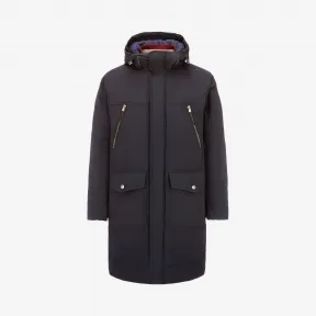 巴利/Bally 墨蓝色高科技尼龙/棉混纺外套 6229546