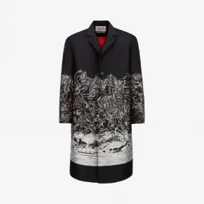 巴利/Bally 多重黑色真丝/高科技尼龙混纺外套 6229550