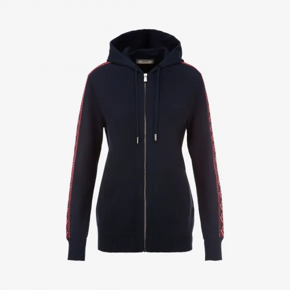 巴利/Bally 灰海蓝人造丝混纺运动衫 6229592