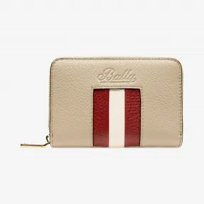 巴利/Bally 石灰色皮革零钱包 6230045