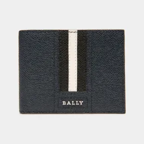 巴利/Bally 男士海军蓝 Tevye 皮革钱包 6230134