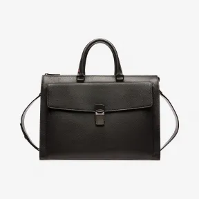 巴利/Bally 黑色压纹牛皮商务包 6230613