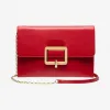 巴利/Bally 口红色光面小牛皮迷你包 6230627