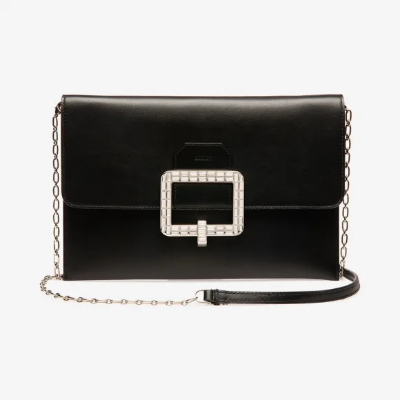 巴利/Bally 黑色光面小牛皮迷你包 6230628