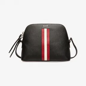 巴利/Bally 黑色压纹二层牛皮迷你包 6230634