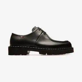 巴利/Bally 男士黑色纯色小牛皮德比鞋 6231304