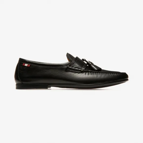 巴利/Bally 男士黑色纯色牛皮软帮鞋 6231426