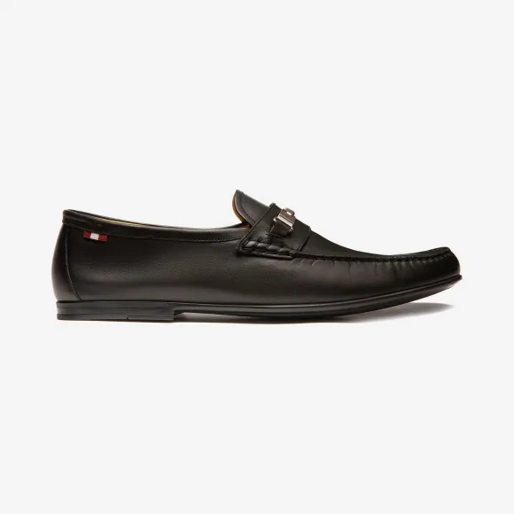巴利/Bally 男士黑色光面牛皮软帮鞋 6231428