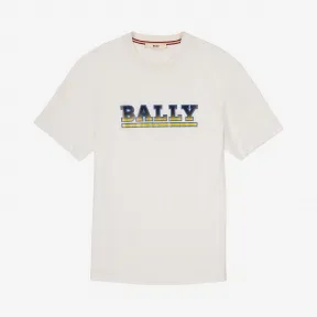 巴利/Bally 白色印花棉质T恤 6233543