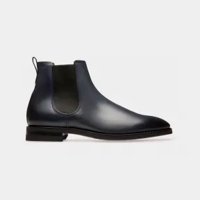 巴利/Bally 男士海军蓝 Scavone 皮靴 6237886