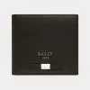 巴利/Bally 男士黑色 Brasai 再生皮革钱包 6238968