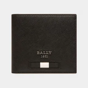 巴利/Bally 男士黑色 Brasai 再生皮革钱包 6238968