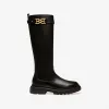 巴利/Bally Gaila 女式黑色皮靴 6239459