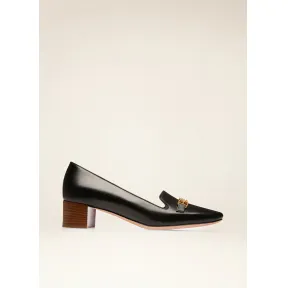 巴利/Bally Dielle 黑色皮革高跟鞋 6239474