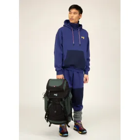 巴利/Bally 男士 Bally Hike 3 黑色和绿色织物背包 6239532