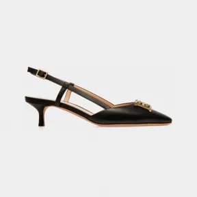 巴利/Bally 女士黑色 Eva 皮革高跟鞋 6300088