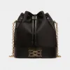 巴利/Bally 女士黑色 Eoh 尼龙水桶包 6301352
