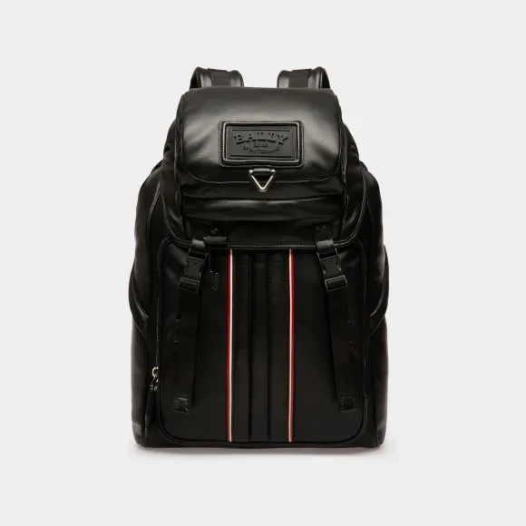 巴利/Bally 男士黑色 Athor 皮革背包 6301438