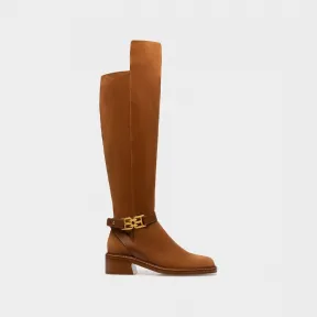巴利/Bally Eloire 棕色皮革长靴 6301660