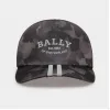 巴利/Bally 男士黑色再生涤纶 Baeball 帽子 6301775