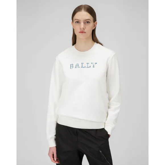 巴利/Bally 女式有机棉混纺骨质运动衫 6302167