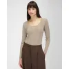 巴利/Bally 女士米色羊毛圆领衫 6302185