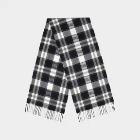 巴利/Bally 男士海军蓝羊毛与安哥拉毛混纺围巾 6302369