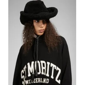 巴利/Bally 男士黑色羊毛皮帽子 6302897