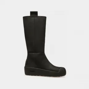 巴利/Bally 女式黑色 Jackson 皮革长靴 6302961