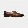巴利/Bally 男士棕色 Westro 皮革乐福鞋 6303301