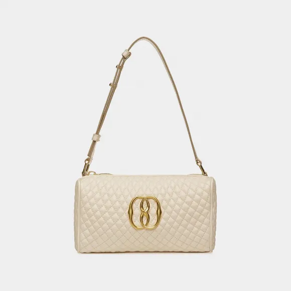 巴利/Bally 女士 Emblem 绗缝皮革迷你手袋 6304015