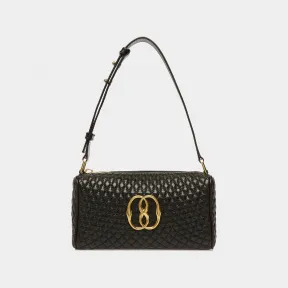 巴利/Bally 女士 Emblem 绗缝皮革迷你手袋 6304018